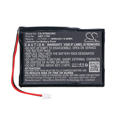 Replacement Battery for RTI T3V – Remote Control – 1800mAh / 3.7V