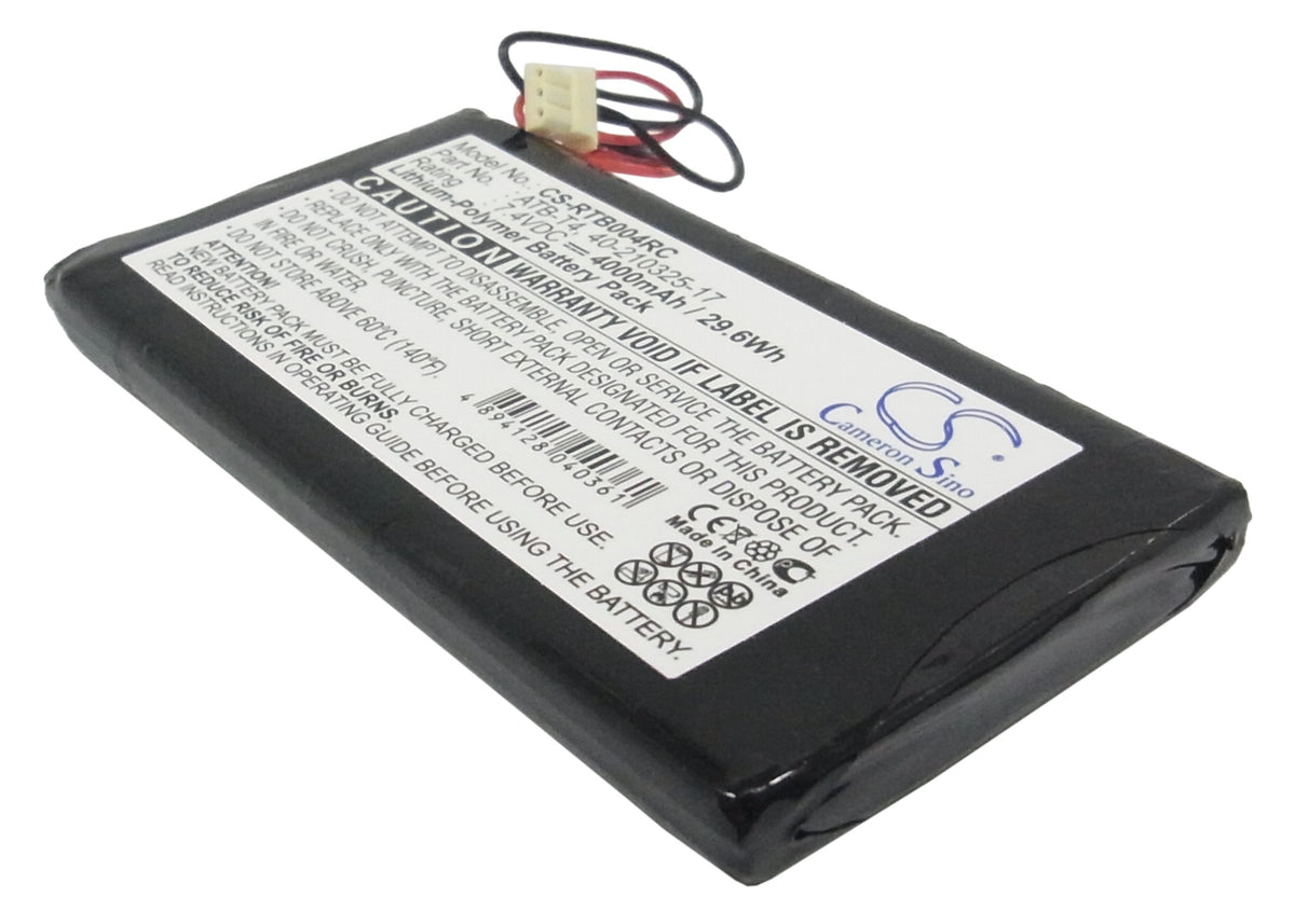 Replacement Battery for RTI T4 – Remote Control – 4000mAh / 7.4V