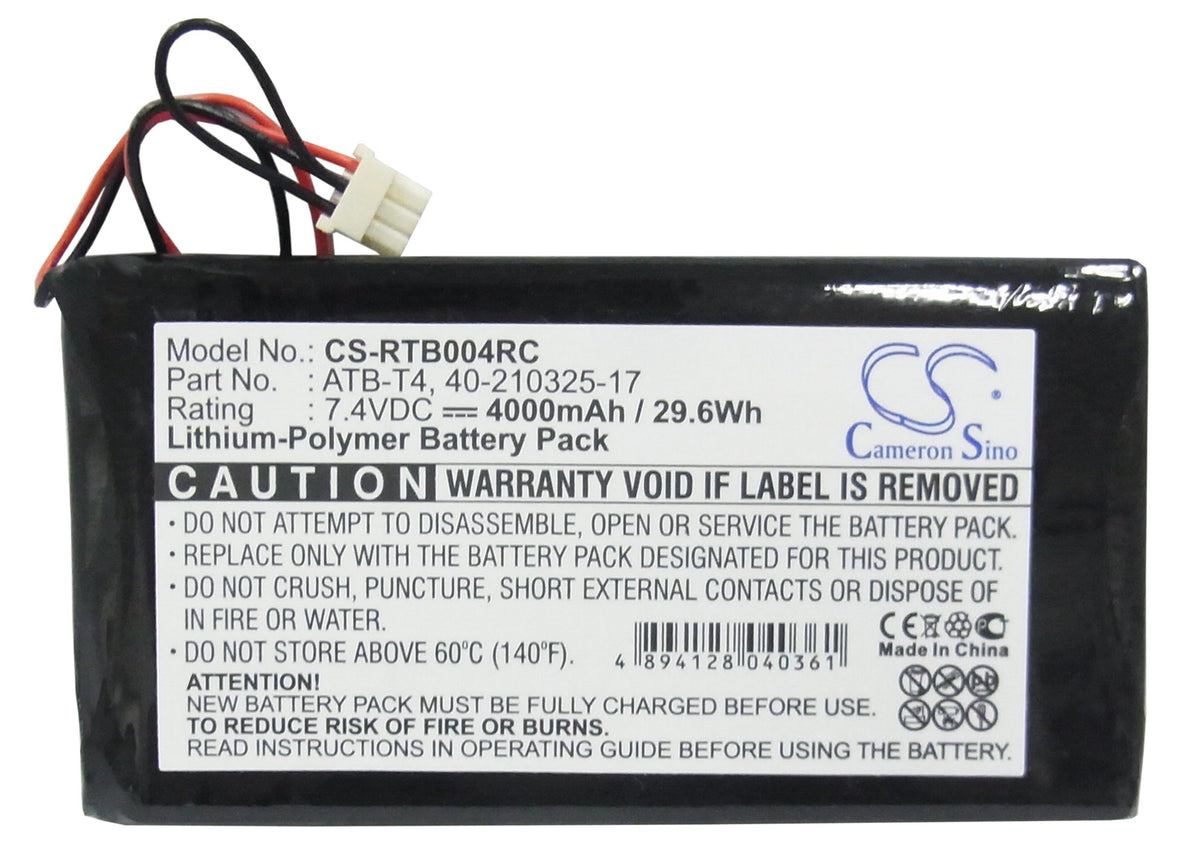 Replacement Battery for RTI T4 – Remote Control – 4000mAh / 7.4V