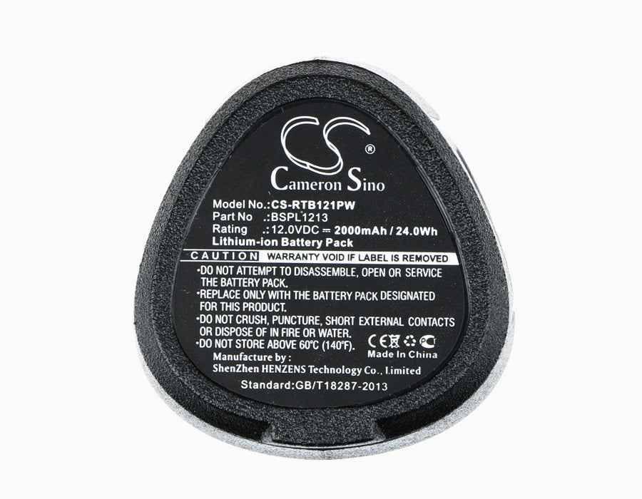 Replacement Battery for Ryobi  RCD12011L – Power Tools – 2000mAh / 24.0Wh / 12.0V