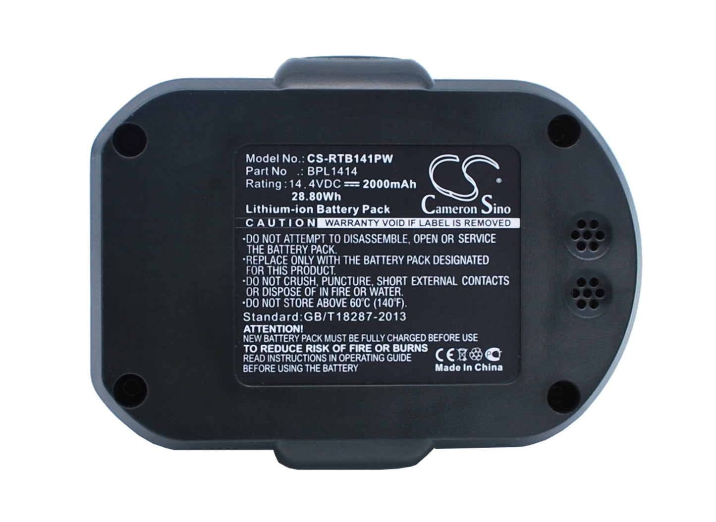 Replacement Battery for Ryobi  CDD144V22 – Power Tools – 2000mAh / 28.80Wh / 14.4V