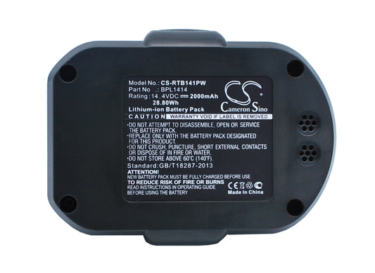 Replacement Battery for Ryobi CDD144V22 – Power Tool – 2000mAh / 14.4V