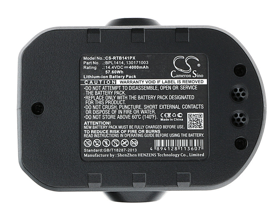 Replacement Battery for Ryobi  CDD144V22 – Power Tools – 4000mAh / 57.60Wh / 14.4V