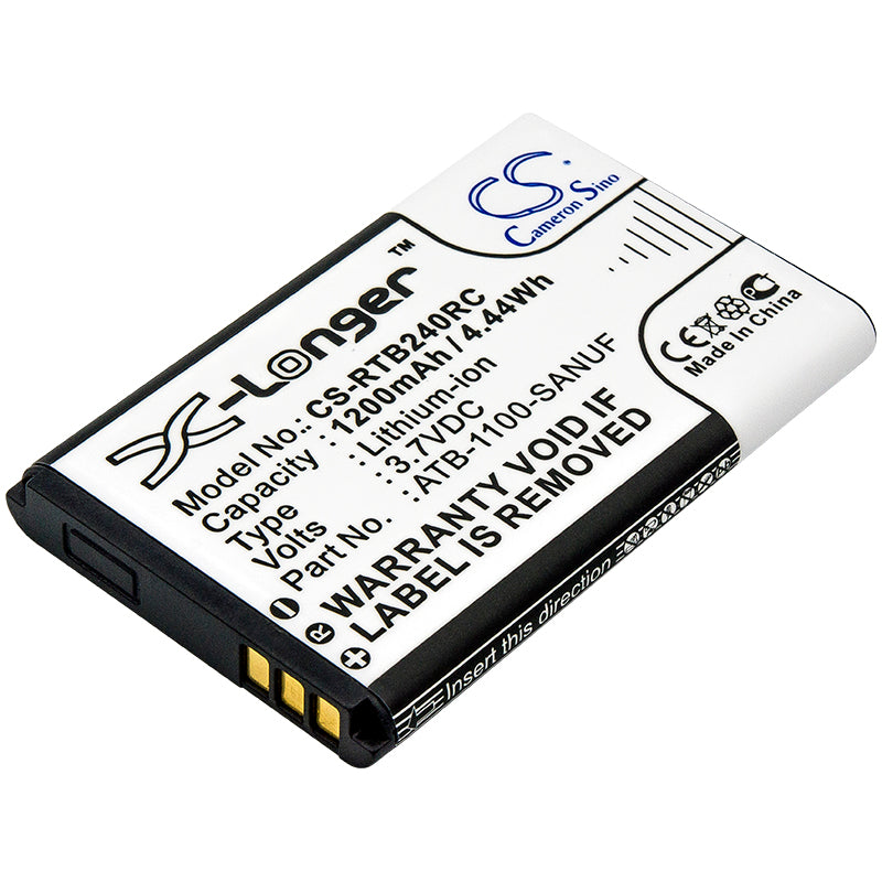 Replacement Battery for PROBAT | RTI | LeTV PRO CONTROL – Remote Control – 1200mAh / 3.7V