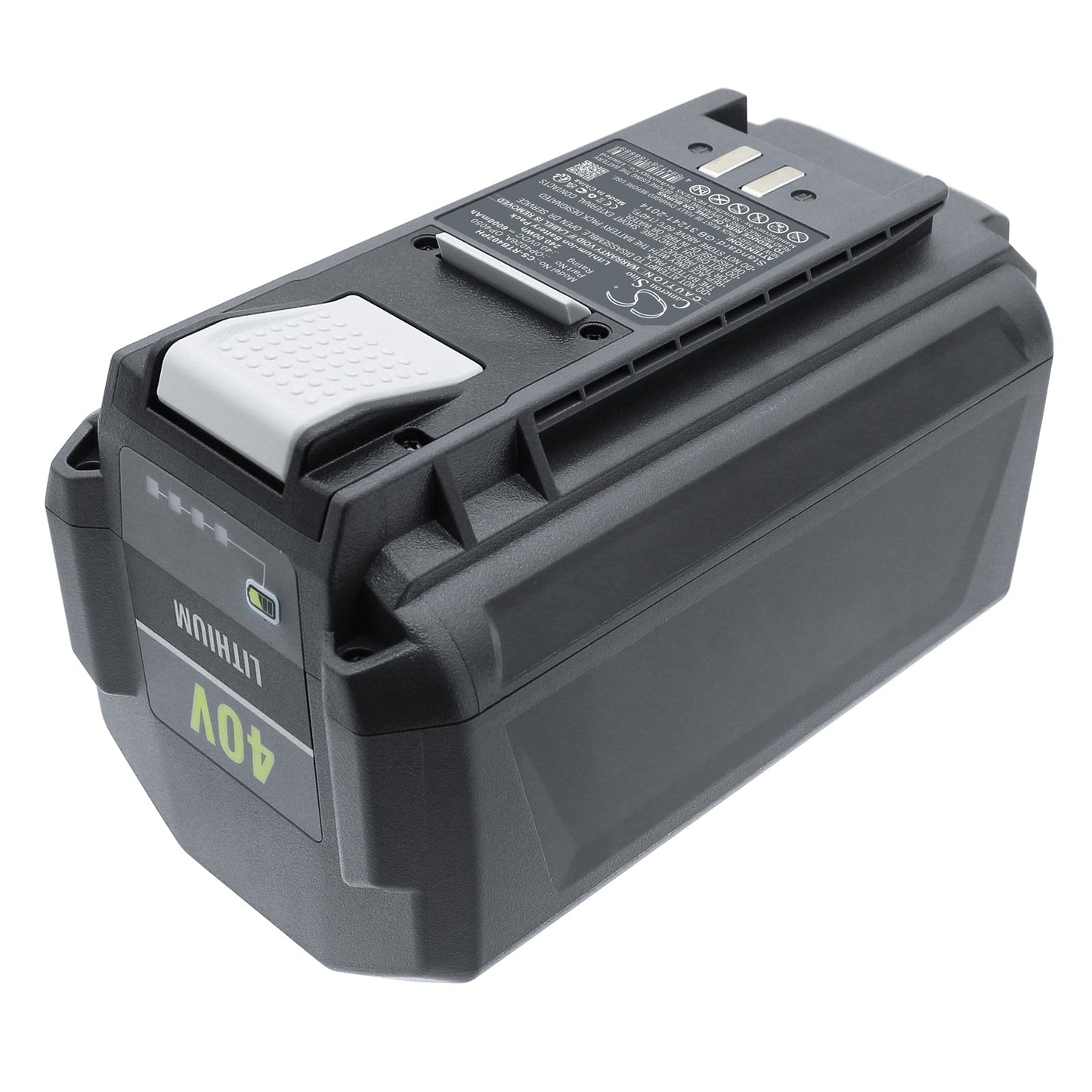 Replacement Battery for Ryobi  40V 14 IN Brushless Chain Saw – Power Tools – 6000mAh / 240.00Wh / 40.0V