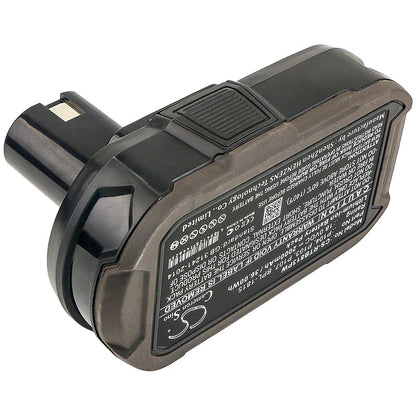 Replacement Battery for Ryobi  BID-1801M – Power Tools – 2000mAh / 36.0Wh / 18.0V
