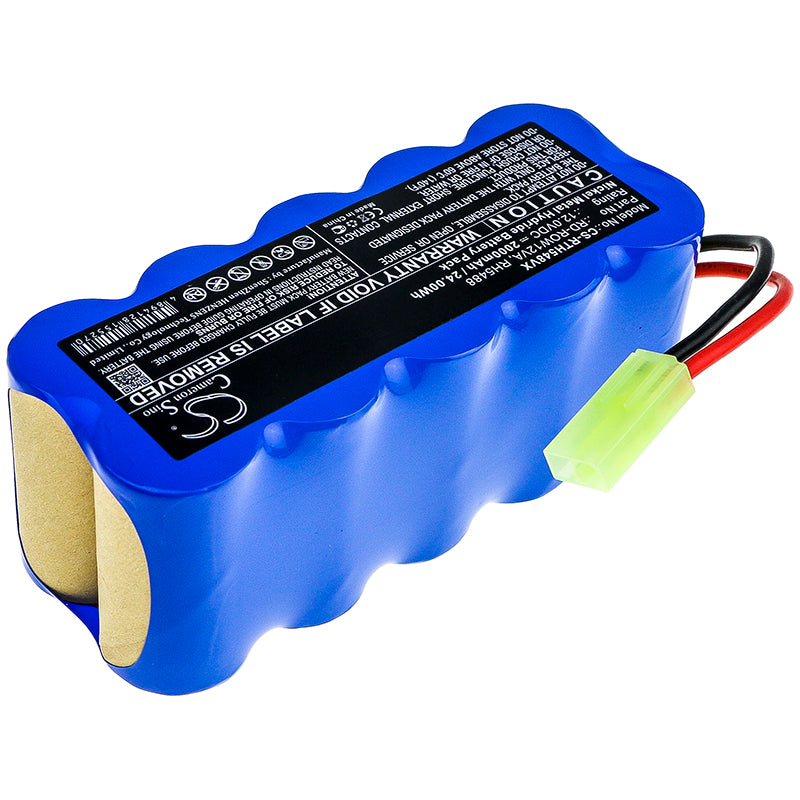 Replacement Battery for Rowenta | Tefal RH5488 – Vacuum – 2000mAh / 12V