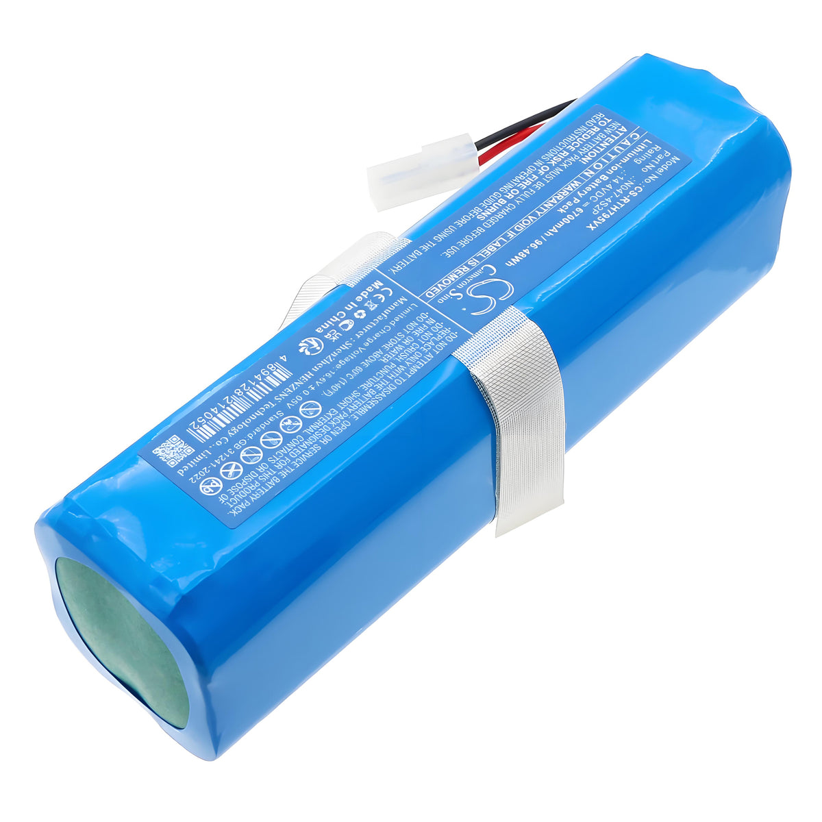 Replacement Battery for Rowenta RG7975WH/NS0 – Vacuum – 6700mAh / 14.4V