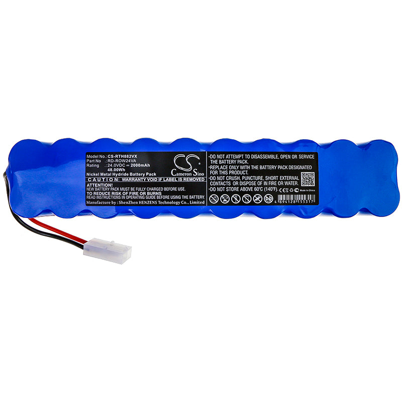 Replacement Battery for Rowenta RH8827WO/2D0 – Vacuum – 2000mAh / 24V