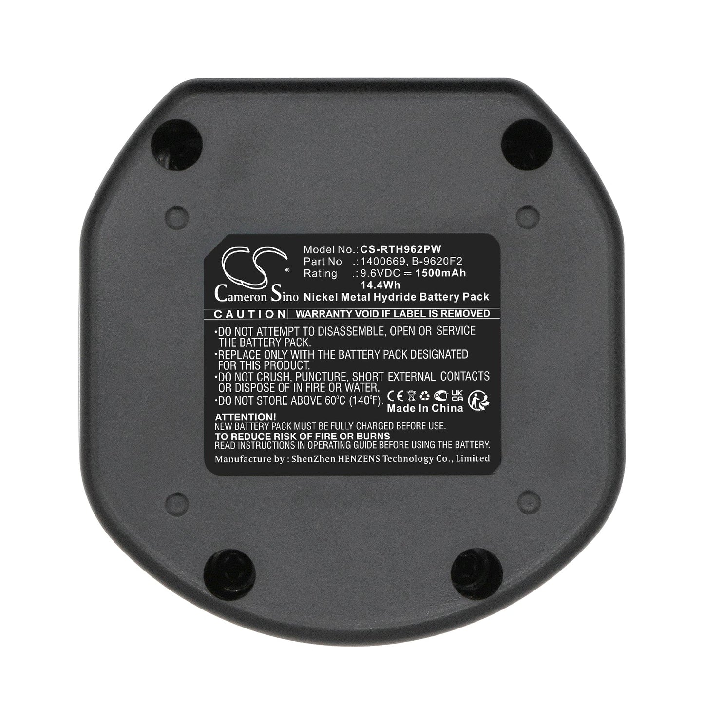 Replacement Battery for Ryobi  CTH962K – Power Tools – 1500mAh / 9.6V