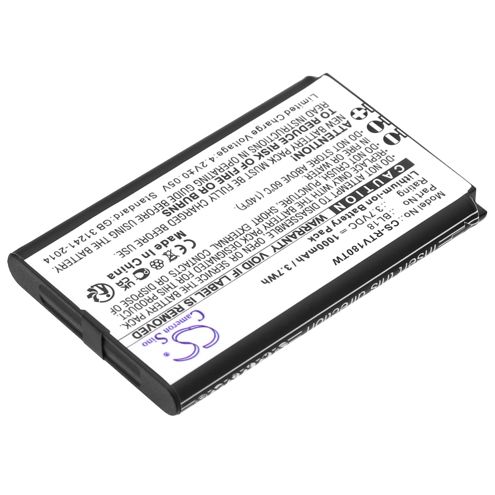 Replacement Battery for Retevis RT18 – Two-Way Radio – 1000mAh / 3.7V - image 2