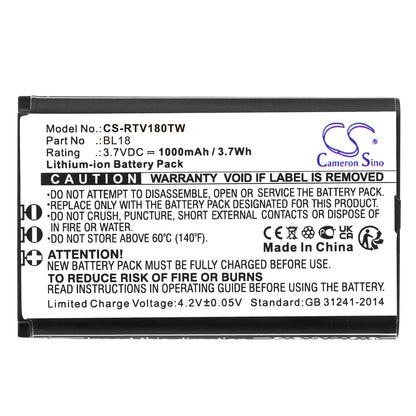 Replacement Battery for Retevis RT18 – Two-Way Radio – 1000mAh / 3.7V - image 3