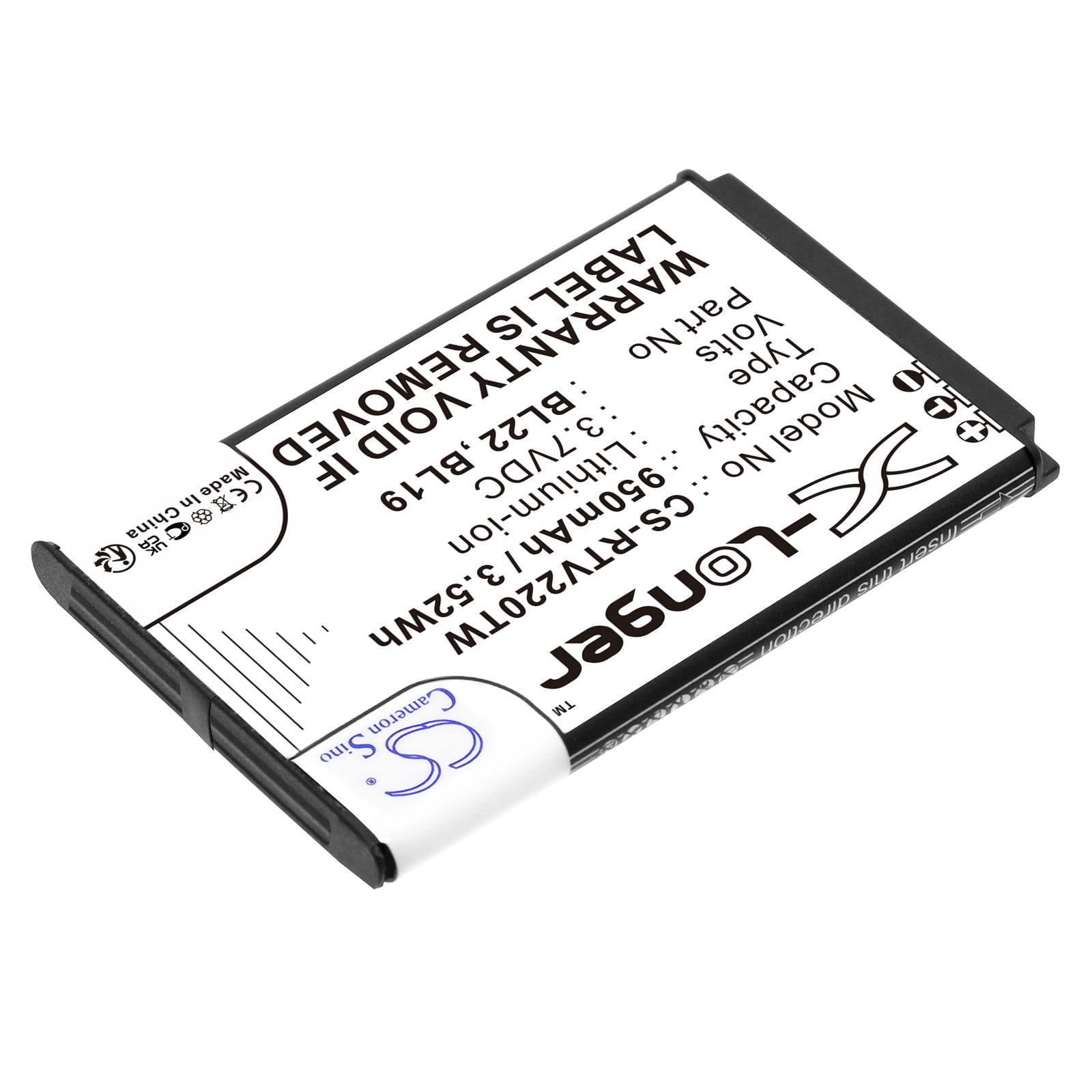 Replacement Battery for Retevis RT22 – Two-Way Radio – 950mAh / 3.7V - image 2
