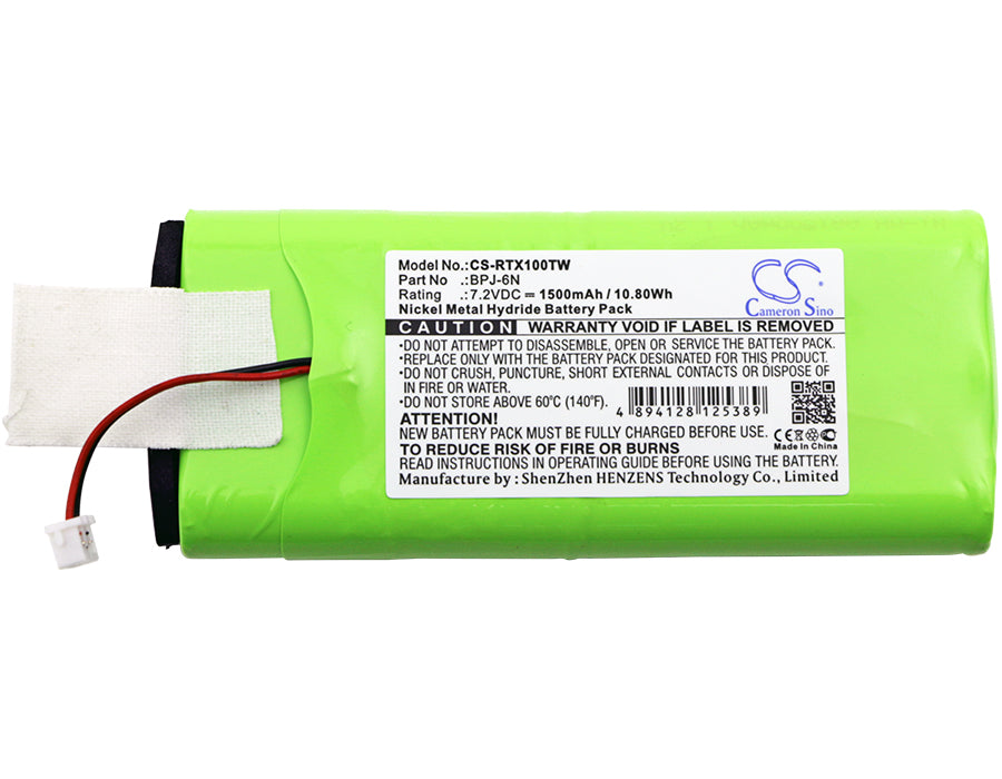 Replacement Battery for Ritron Jobcom – Two-Way Radio – 1500mAh / 7.2V - image 3
