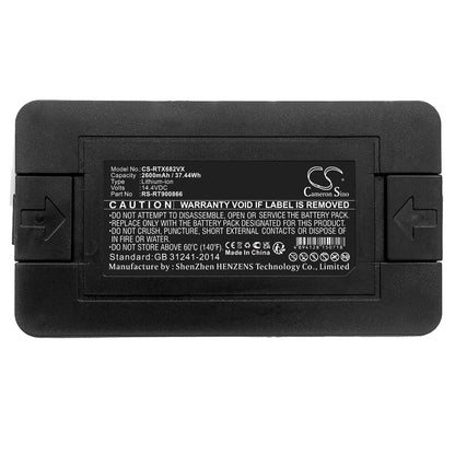 Replacement Battery for Rowenta | Tefal | Fakir | Bagotte 20-RS-RT900866 – Vacuum – 2600mAh / 14.4V