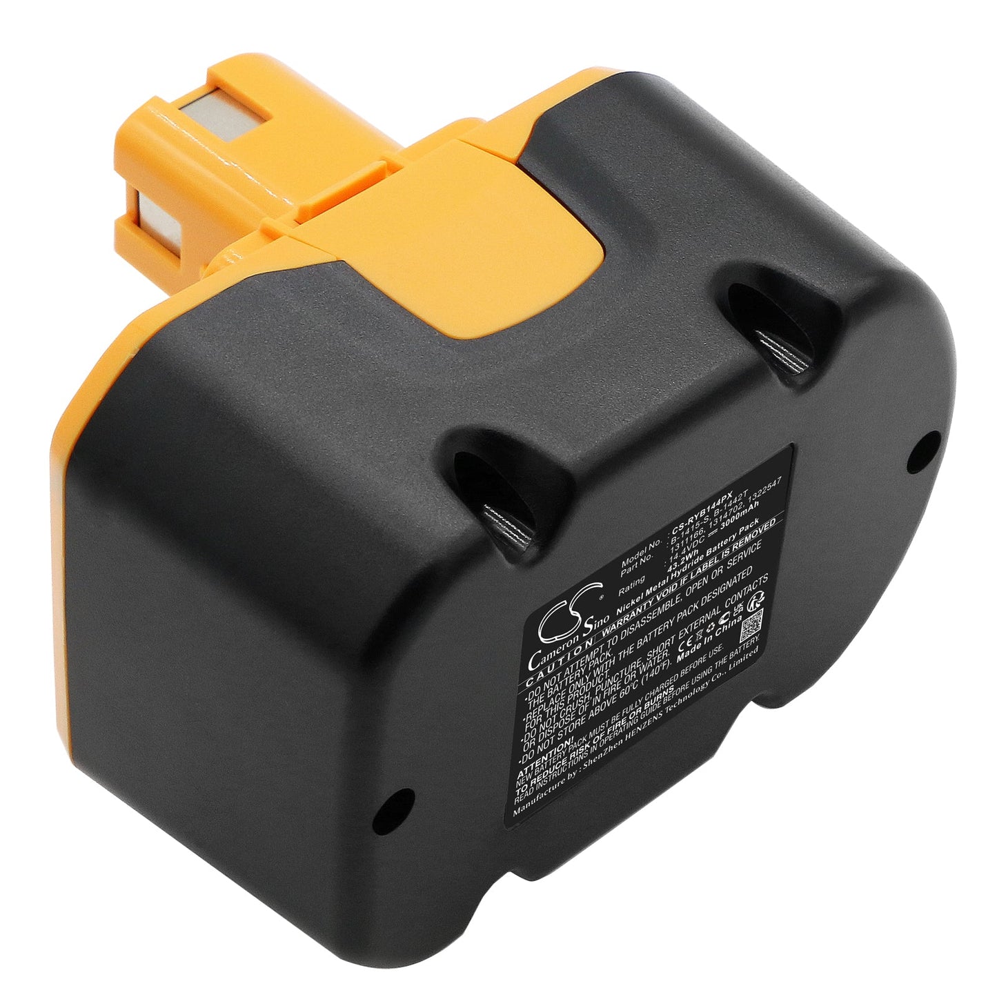Replacement Battery for Ryobi  CBI1442D – Power Tools – 3000mAh / 43.20Wh / 14.4V