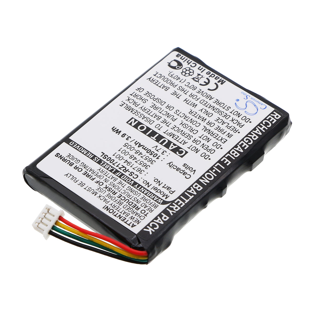 Replacement Battery for HP iPAQ RZ1700 – PDA, Pocket PC – 1050mAh / 3.7V