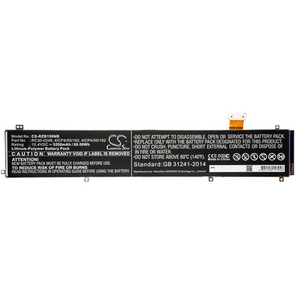 Replacement Battery for Razer Blade 15 2018 512GB 144Hz – Notebook, Laptop – 5200mAh / 15.4V - image 3