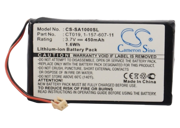 Replacement Battery for Sony NW-A1000 – Media Player – 450mAh / 3.7V
