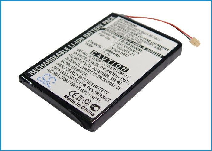 Replacement Battery for Sony NW-A3000V – Media Player – 850mAh / 3.7V