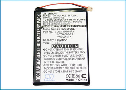 Replacement Battery for Sony NW-A3000V – Media Player – 850mAh / 3.7V