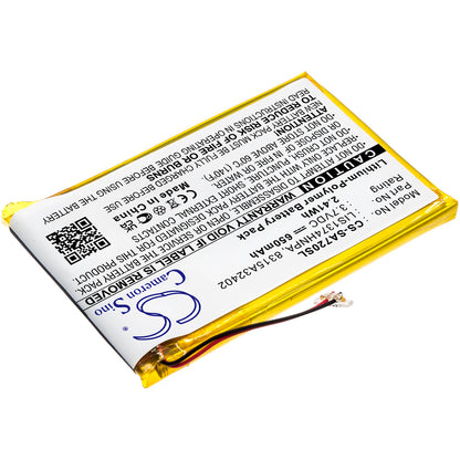 Replacement Battery for Sony NWZ-A720 – Media Player – 650mAh / 3.7V