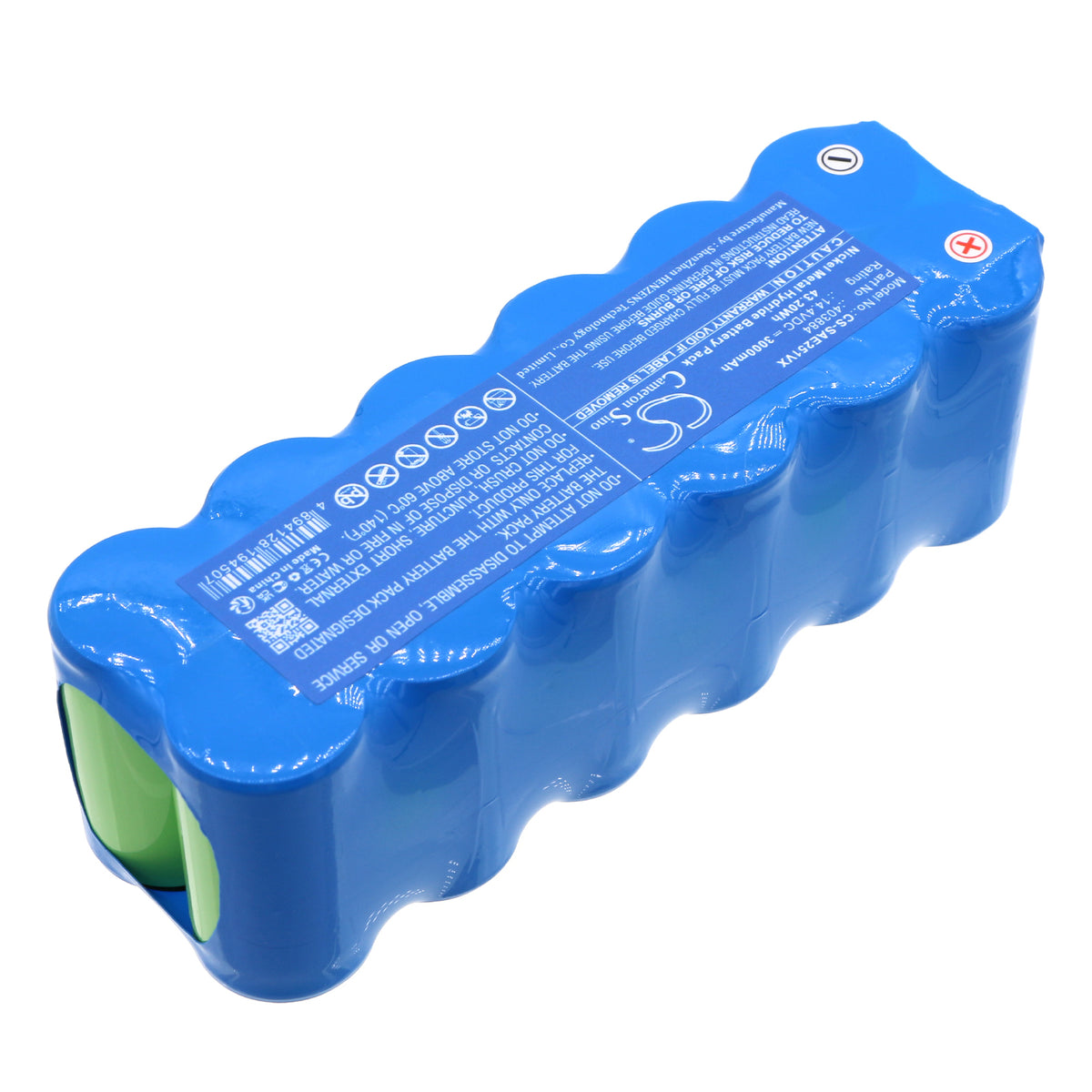 Replacement Battery for Solac AE2510 – Vacuum – 3000mAh / 14.4V