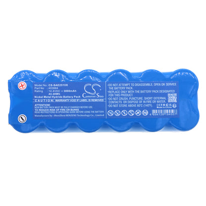 Replacement Battery for Solac AE2510 – Vacuum – 3000mAh / 14.4V