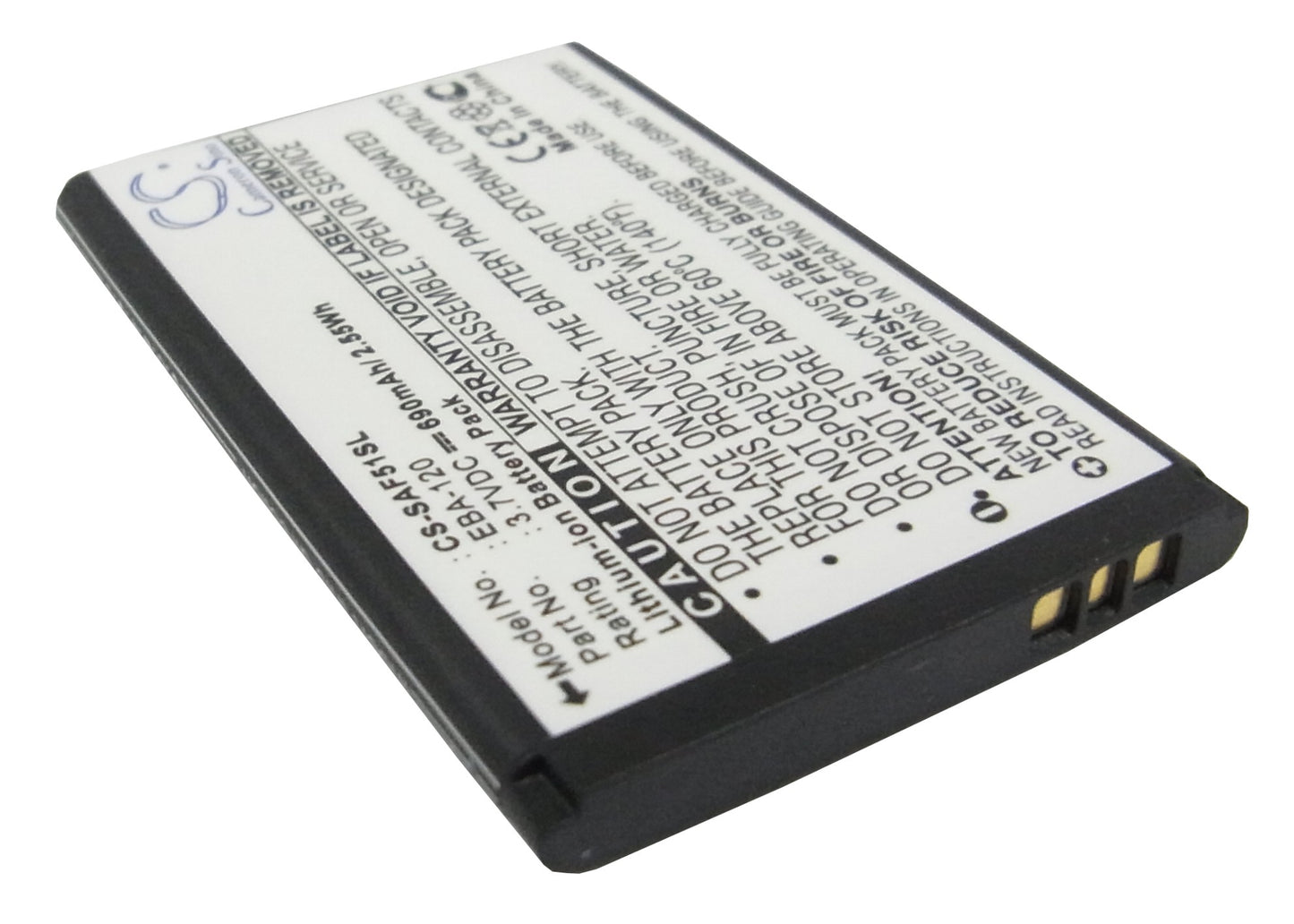 Replacement Battery for Siemens AF51 – Mobile, SmartPhone – 690mAh / 3.7V - image 2