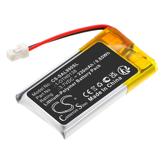 Replacement Battery for Samson AirLine 88 – Wireless Headset – 230mAh / 3.7V