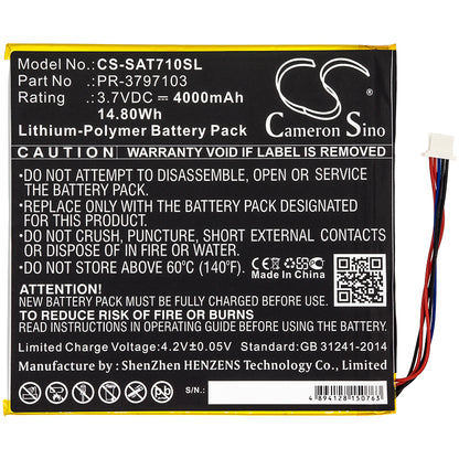 Replacement Battery for DigiLand | Insignia Quad Core 8" – Tablet – 4000mAh / 3.7V - image 3