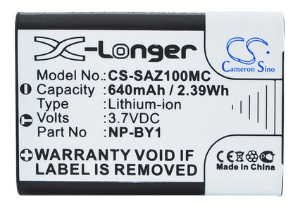 Replacement Battery for Sony  Action Cam Mini AZ1 – Camera – 640mAh / 2.39Wh / 3.7V