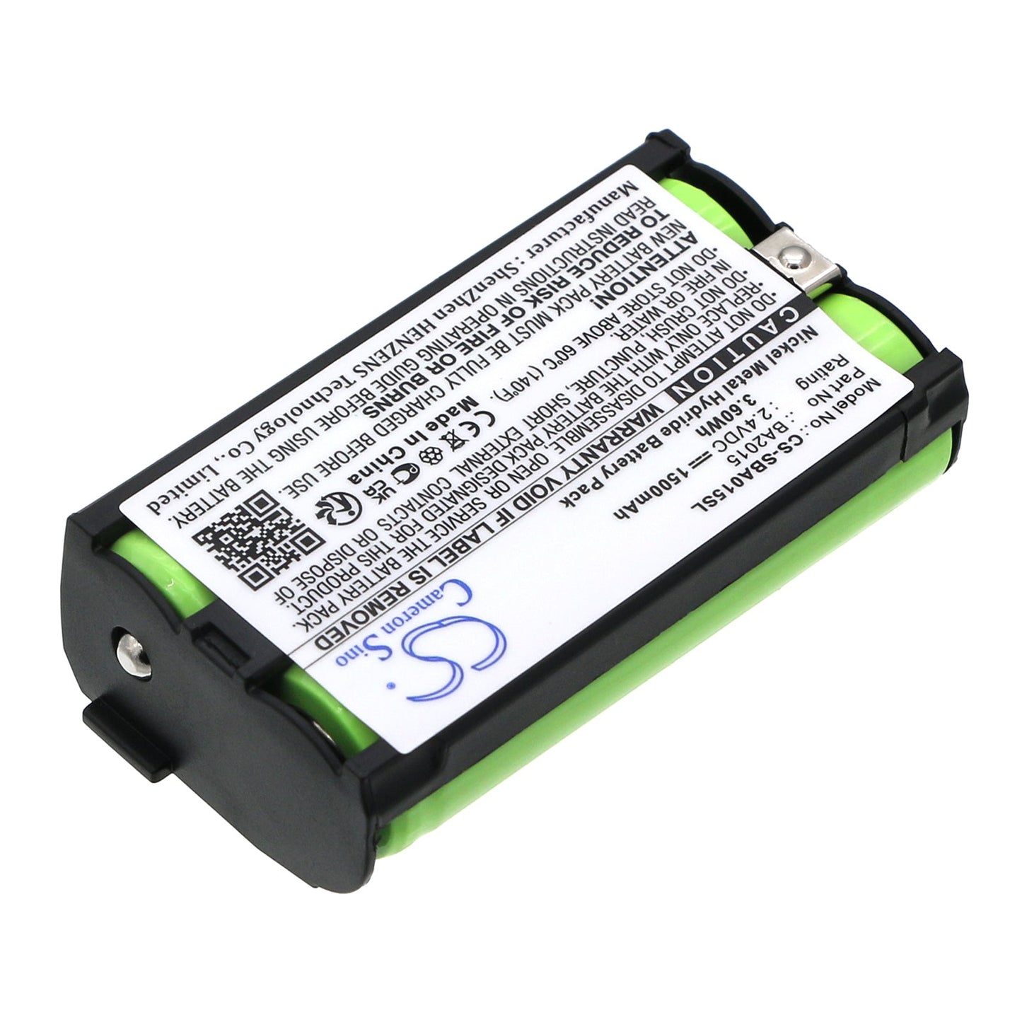 Replacement Battery for Sennheiser  2015FM – Wireless Headset – 1500mAh / 3.60Wh / 2.4V
