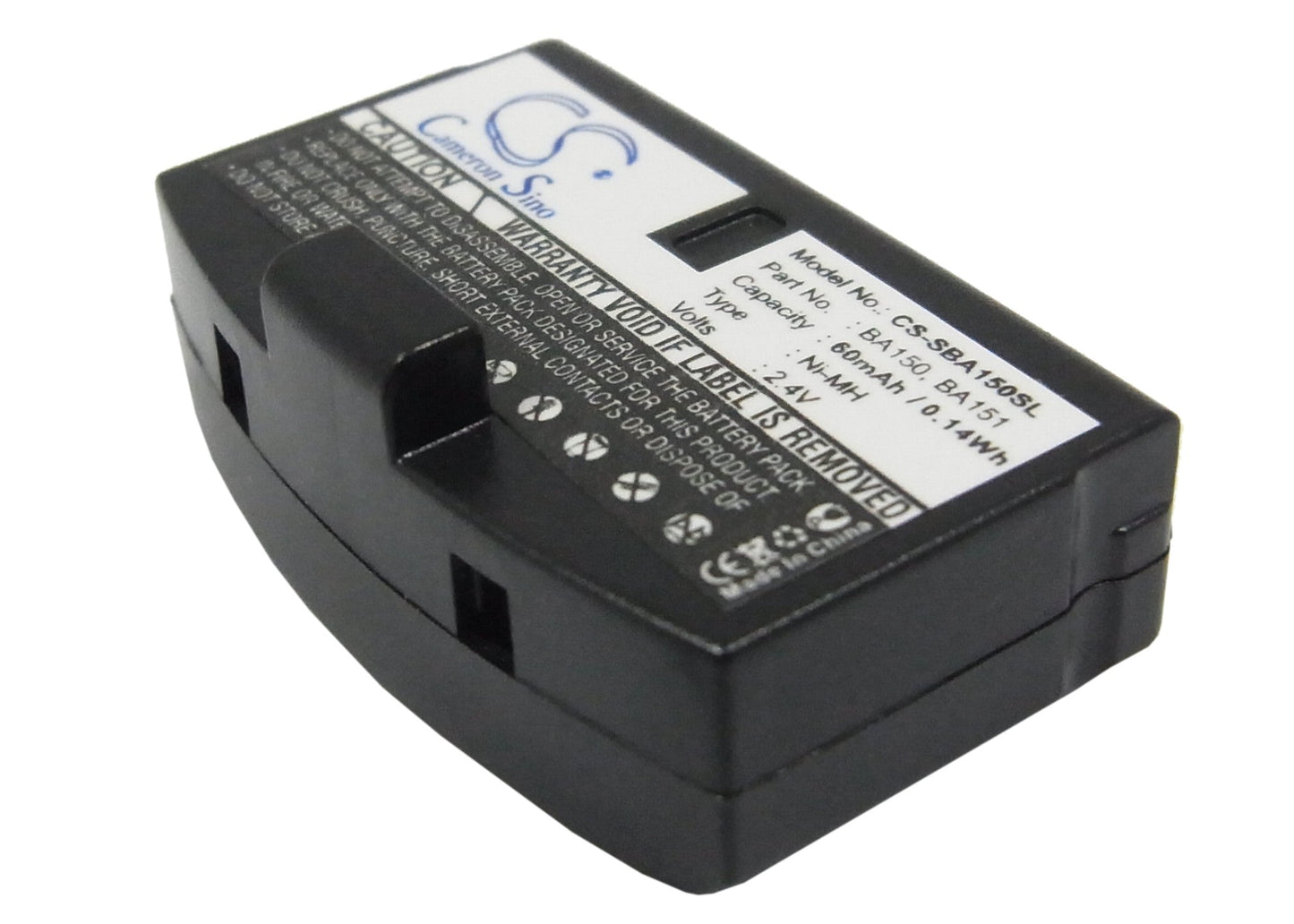 Replacement Battery for Sennheiser  A200 – Wireless Headset – 60mAh / 0.144Wh / 2.4V