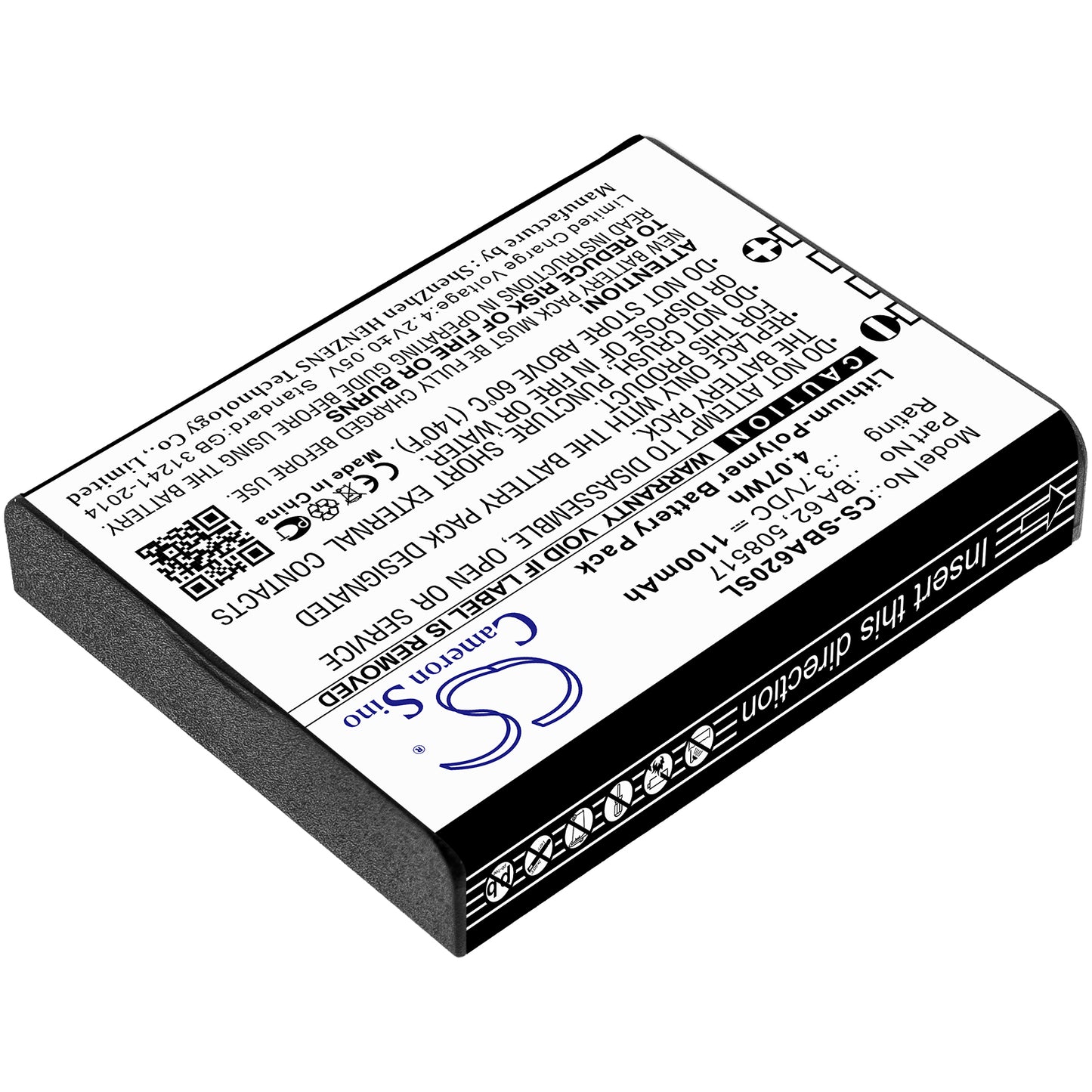 Replacement Battery for Sennheiser SK 6212 – Wireless Headset – 1100mAh / 3.7V - image 2