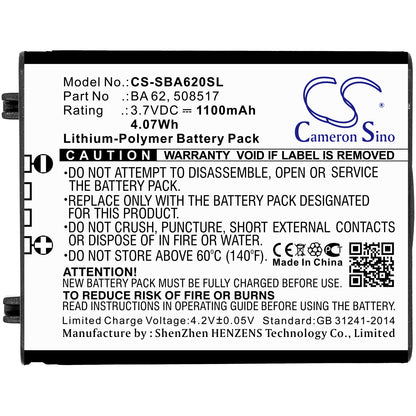 Replacement Battery for Sennheiser SK 6212 – Wireless Headset – 1100mAh / 3.7V - image 3