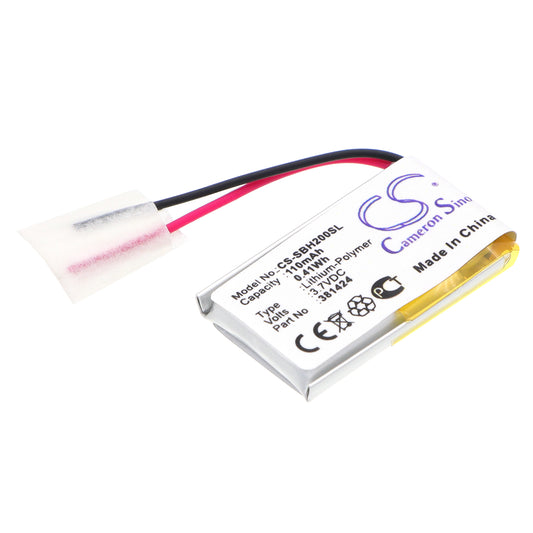Replacement Battery for Sony SBH-20 – Wireless Headset – 110mAh / 3.7V