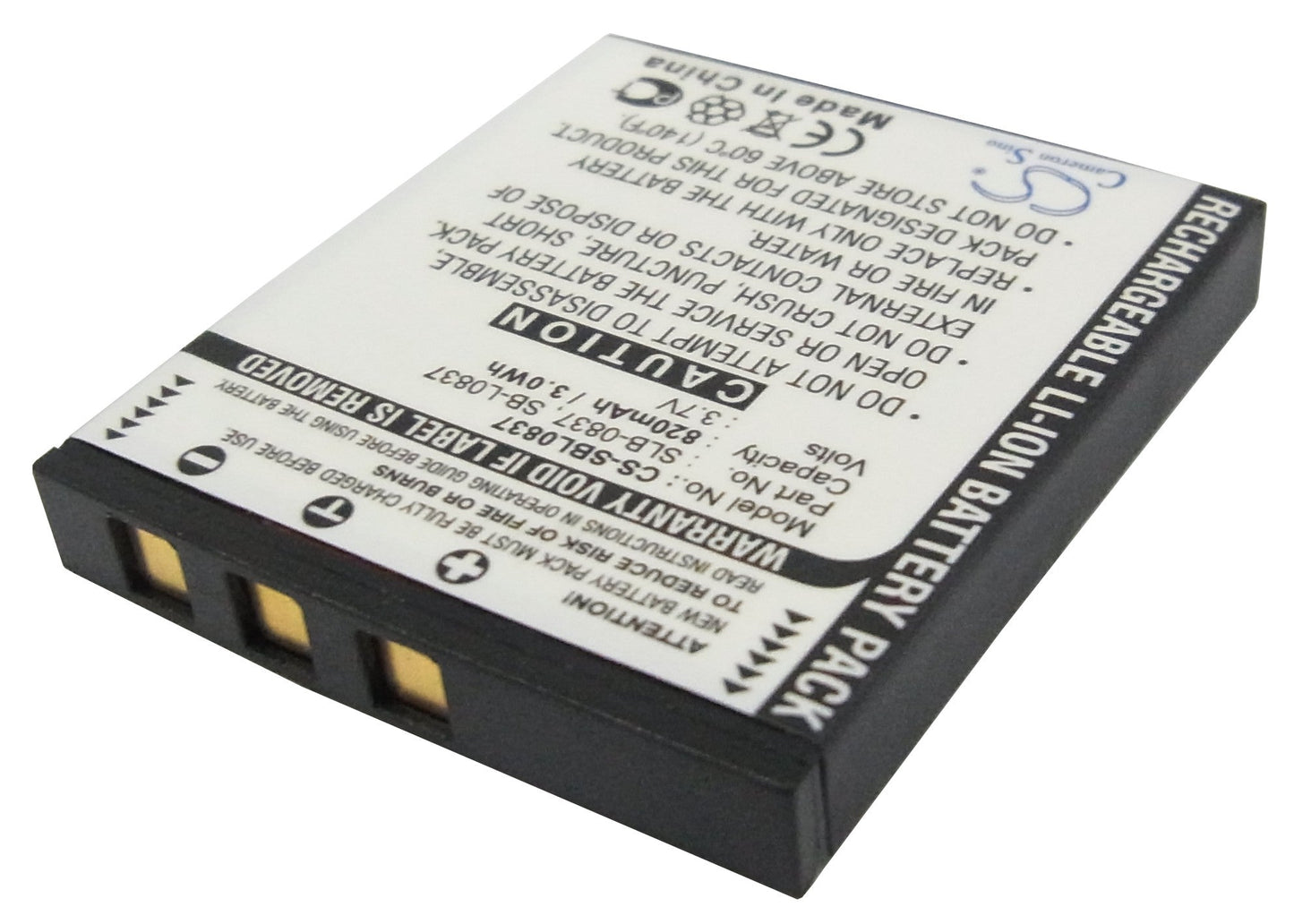 Replacement Battery for Samsung  Digimax i5 – Camera – 820mAh / 3.7V
