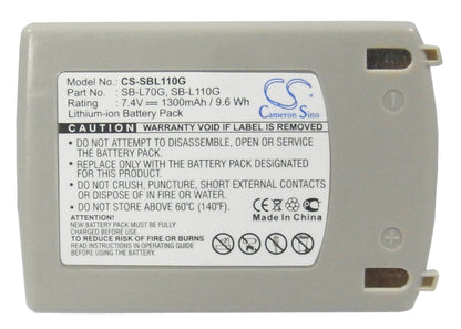 Replacement Battery for Samsung VM-C5000 – Camera – 1300mAh / 7.4V - image 5