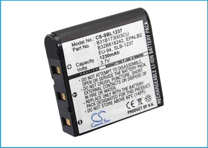Replacement Battery for Sigma | Epson | Samsung DP1 – Camera – 1230mAh / 3.7V - image 5