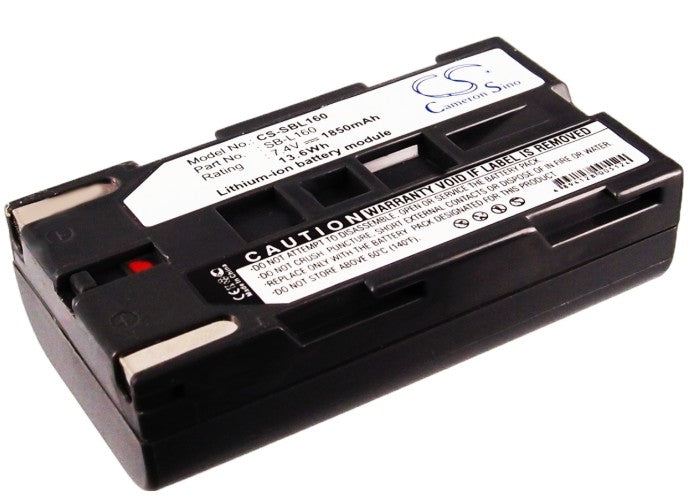 Replacement Battery for Samsung  SCL810 – Camera – 1850mAh / 13.69Wh / 7.4V