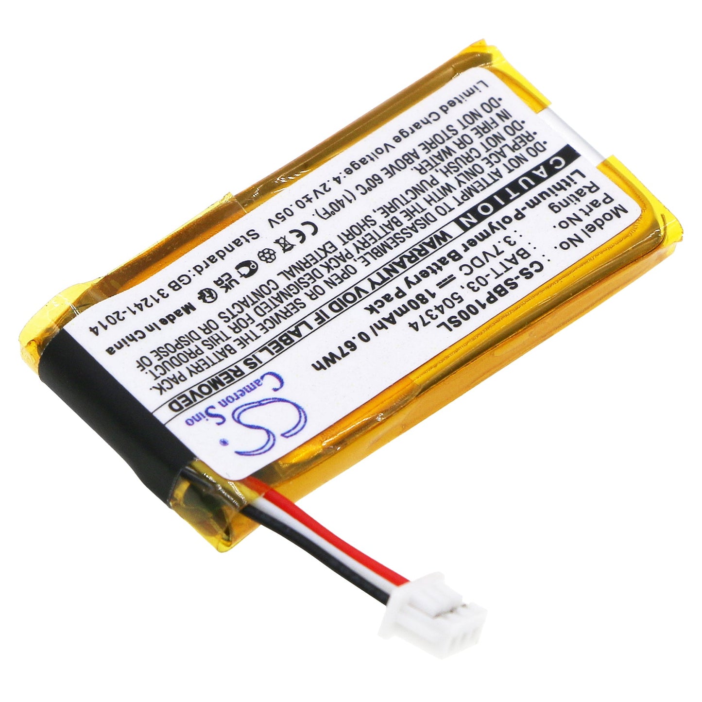 Replacement Battery for Sennheiser  ADAPT 230 Mono – Wireless Headset – 180mAh / 0.67Wh / 3.7V
