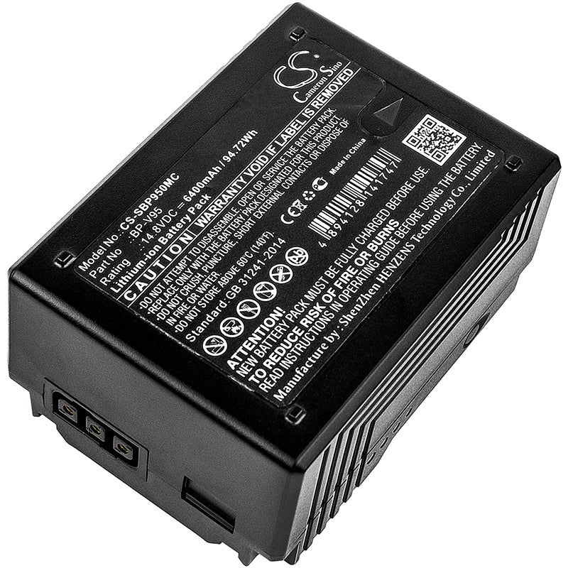 Replacement Battery for Sony  PMW-400 – Camera – 6400mAh / 94.72Wh / 14.8V