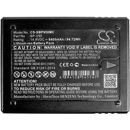 Replacement Battery for Sony  PMW-400 – Camera – 6400mAh / 94.72Wh / 14.8V