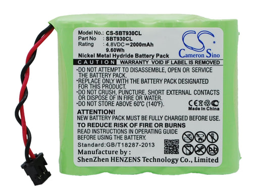 Replacement Battery for Albrecht | Sony | Stabo AE930 – Cordless Phone – 2000mAh / 4.8V
