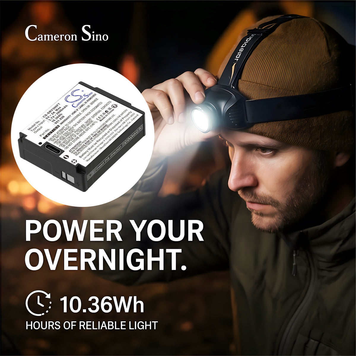 Replacement Battery for Suprabeam V3 Pro – Flashlight – 2800mAh / 3.7V