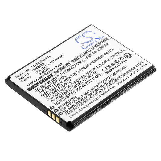 Replacement Battery for Schok Flip SC3218T – Mobile, SmartPhone – 1700mAh / 3.8V - image 1