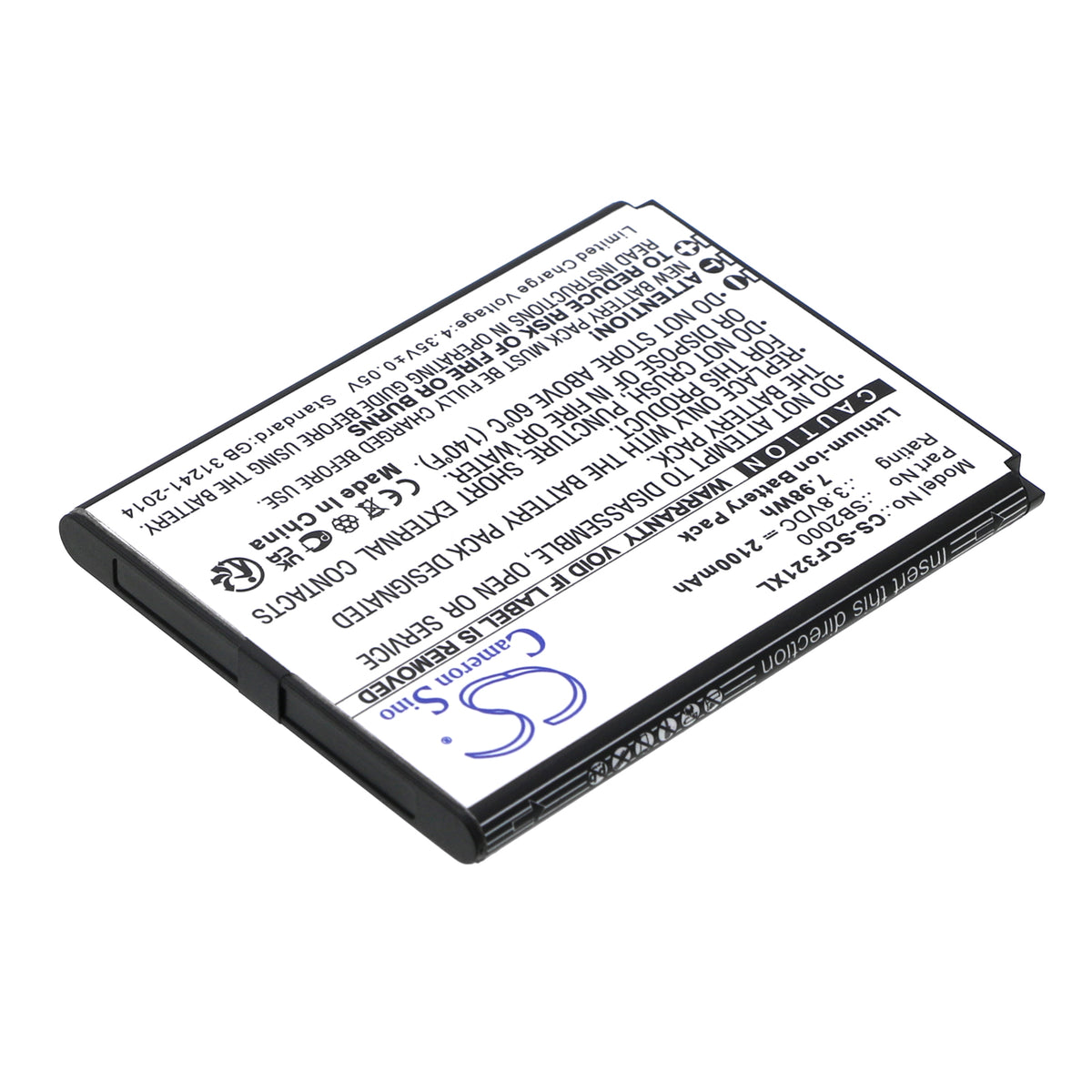Replacement Battery for Schok Flip SC3218T – Mobile, SmartPhone – 2100mAh / 3.8V