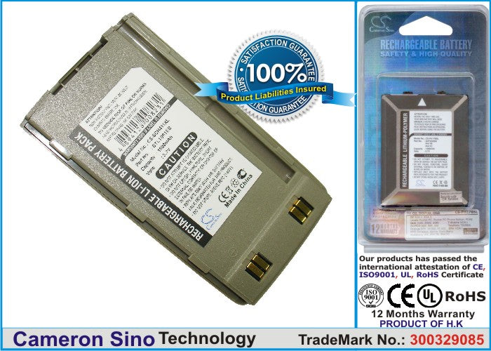 Replacement Battery for Samsung SCH-411 – Mobile, SmartPhone – 1800mAh / 3.7V - image 1