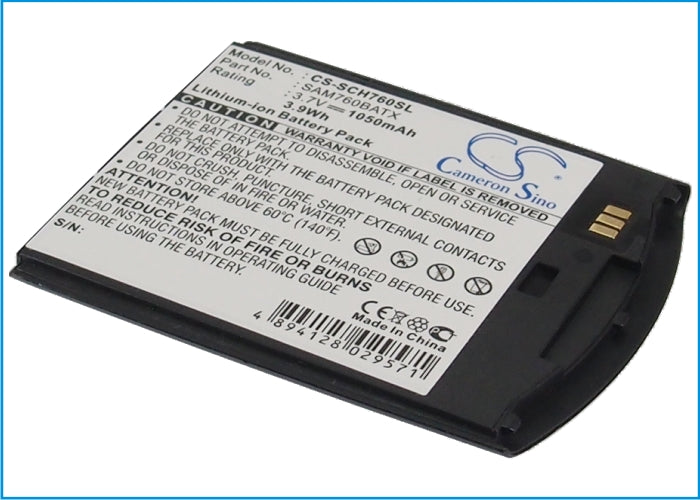 Replacement Battery for Verizon | Samsung SCH-I760 – Mobile, SmartPhone – 1050mAh / 3.7V - image 1
